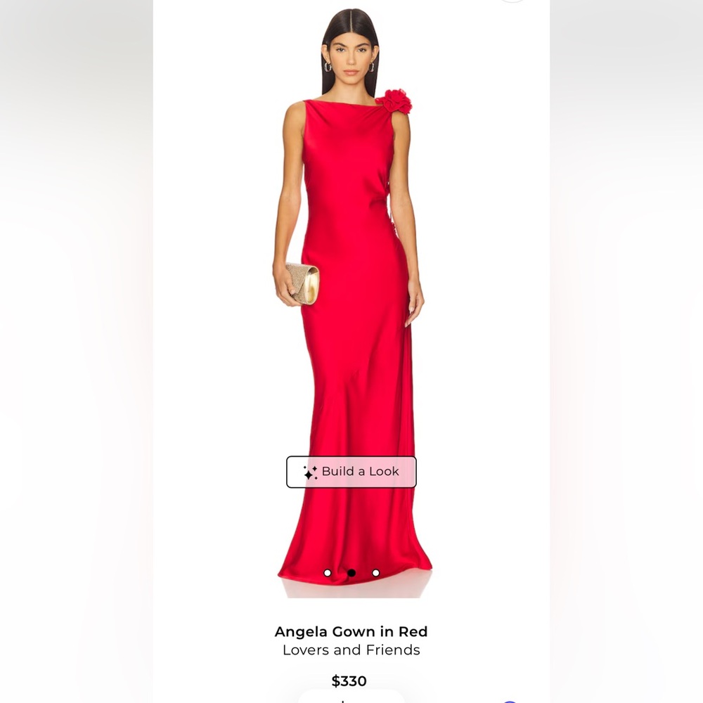 NWT Angela Gown in Red